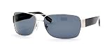 HUGO BOSS 0127 Sunglasses GRAY POLARIZED SHINY PALLADIUM 84JRA 63-15-125 by HUGO BOSS