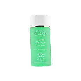 Clarins Toning Lotion Alcohol Free with Iris for Oily to Combination Skin, 200 ML/6.8-Ounce Box