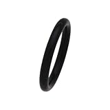 Onyx Slip On Bangle Bracelet - 8''