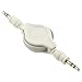 BlastCase AUX Audio Cable 3.5 mm Jack for iPod/MP3/Zune/Car Audio - White