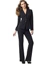 Tahari by ASL Navy Pant Suit