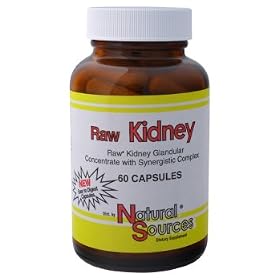Natural Sources - Raw Kidney, 60 capsules