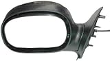 1997-2003 Ford Pickup Left Side Front Only black chrome Outside Rear View Mirror Power,hd,w/o Signal,w/plug,to Fit'97,except F350, replaces OEM F75Z-17683JAB Interchange 128-526A Partslink FO1320138