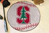 NCAA STANFORD CARDINALS BASEBALL SHAPED DOOR MAT RUG