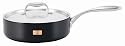 Marco Pierre White Hard Anodized with Copper Base 24cm Saute Pan + Lid