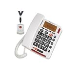 Clearsounds Talk500ER Amplified SOS Alert Phone with Personal Pendant
