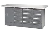 12 Drawer/Cabinet Workbench-Plastic