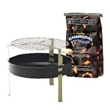 Kay Home Products 115HH-6 12 in. Tabletop Grill with Charcoal