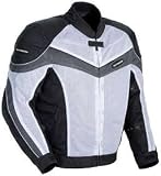Tourmaster Intake Air 2 Motorcycle Jacket White/silver