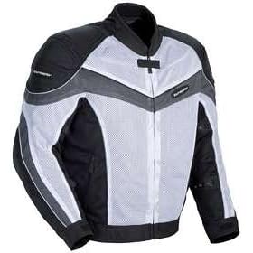 Tourmaster INTAKE AIR 2 MOTORCYCLE JACKET WH/DSIL SIZE:MED