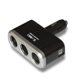 UK Emporium - New Car Multiple Cigarette Socket USB Five-Outlet 12 volt DC Adapter