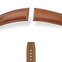 HIRSCH Danube M, Rugby-Rindleder, 70 goldbraun, 22 mm, Stahlschließe