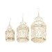 Set of Three Beautiful Metal Decorative Bird Cages