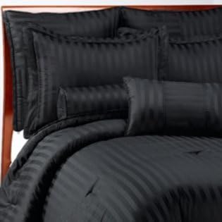 800 Thread Count Egyptian Cotton 4 Piece Sheet Set - Twin XL / Black (Solid)