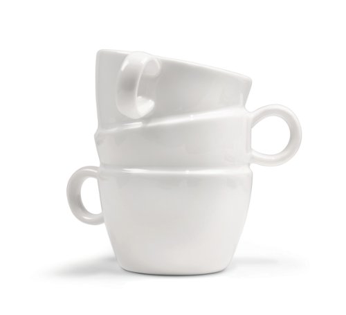 Best Price Fred & Friends Stacked Ceramic 12-Ounce Mug
