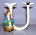 Beatrix Potter Alphabet Letter - U - Peter Rabbit with Radishes