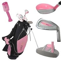 Golf Girl Junior Club Set for Kids Ages 4-7 RH w/Pink Stand Bag