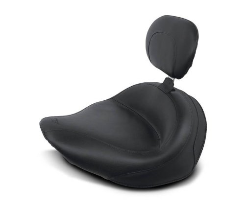 Mustang Wide Touring Solo Seat with Driver Backrest Vintage 79454
