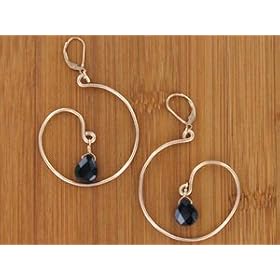 Maisong Onyx Gold Earrings