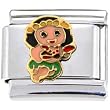 Hula Hawaiian Girl Italian Charm