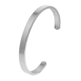 Stainless Steel Plain Cuff Bracelet