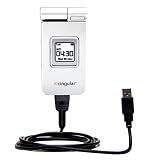 Classic Straight USB Cable for the Samsung SGH-D307 with Power Hot Sync and Charge capabilities - uses Gomadic TipExchange Technology