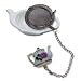Teaball with Tea Bag Holder - Carnation Design