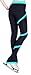 Figure Skating Spiral Polartec Polar Fleece Pants (Turquoise, Adult Extra Small)