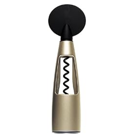 Pedrini Black and Satin Bell-shaped Corkscrew by Pedrini