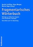 Produkt-Bild: Fragmentarisches W&ouml;rterbuch
