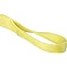 Mazzella EE1 Polyester Web Sling, Eye-and-Eye, Yellow, 1 Ply, Twist Eyes, Vertical Load Capacity