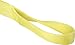 Mazzella EE1-902 Polyester Web Sling, Eye-and-Eye, Yellow, 1 Ply, 4' Length, 2" Width, 10" Twist Eyes, 3200 lbs Vertical Load Capacity