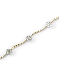 14K Yellow Gold Diamond Bracelet