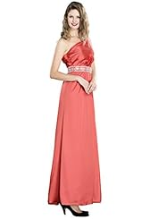 Satin One Shoulder Sequined Applique Lace-Up Cocktail Evening Dress/Homecoming Dress/Bridesmaid Dress/Prom Dress 