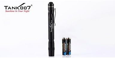 TANK007 UV02 Professional 1-Mode 1x 395-1W LED Penlight Flashlight(2xAAA,Black) , Black