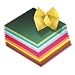 Faltbl�tter 15x15cm farbig sort. 100er