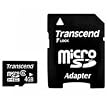 Transcend 4 GB Class 6 microSDHC Flash Memory Card TS4GUSDHC6