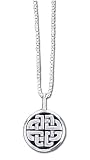 Solid Sterling Silver Celtic Necklace