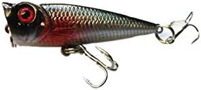 8 Pcs/lot Hooked up Fishing Top Water Popper 2-inch Lure Plastic Floating Casting Crankbait Great for Saltwater and Freshwater