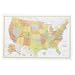 RAN528959999 - United States Laminated Wall Map, 50x32