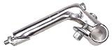 Wald Steel Stem, Quill, .833 x 5' Tall, 25.4mm , Chrome