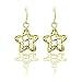 Floral Stars Golden Earring