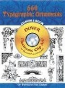 660 Typographic Ornaments CD-ROM and Book (Dover Electronic Clip Art)