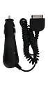 PrePaymania High Power in Car Charger for Apple iPad, iPad 2, iPad 3, iPhone and iPod, iPhone 3G, 3GS, iPhone 4, iPhone 4S, iPhone 4GS, Nano, Touch, Classic All Generations (High Power Charging & CE and ROHS Certified)- Black