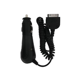 PrePaymania High Power in Car Charger for Apple iPad, iPad 2, iPad 3, iPhone and iPod, iPhone 3G, 3GS, iPhone 4, iPhone 4S, iPhone 4GS, Nano, Touch, Classic All Generations (High Power Charging & CE and ROHS Certified)- Black