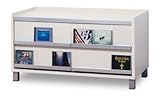 オークス CDキャビネット CDS944W ホワイト