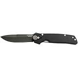 Camillus Carbonitride Titanium Cuda Black Folding Knife with Quick Release, 9- Inch