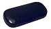 Leather-Like Style Eyeglass Case for Medium to Large Frames (Navy Blue)