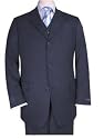 Men's 3-Piece Italian Navy Vested Super 120's 3 Buttons Suit