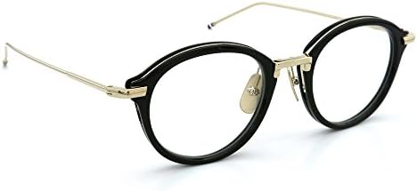 Thom Browne Tb-011a Black Round Eyewear